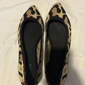MIA Animal Print Black and Tan Loafers